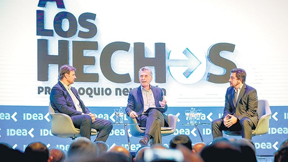 “Argentina entra en un proceso de desarrollo único”, dijo Macri, que viene prometiendo lo mismo desde 2015.