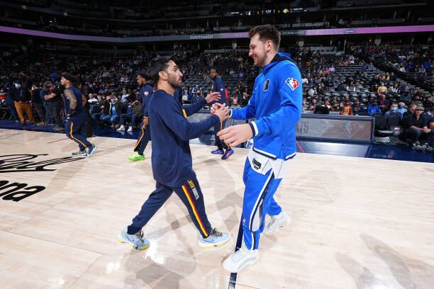 Facundo Campazzo y el esloveno Luka Doncic, cuando jugaban para equipos diferentes