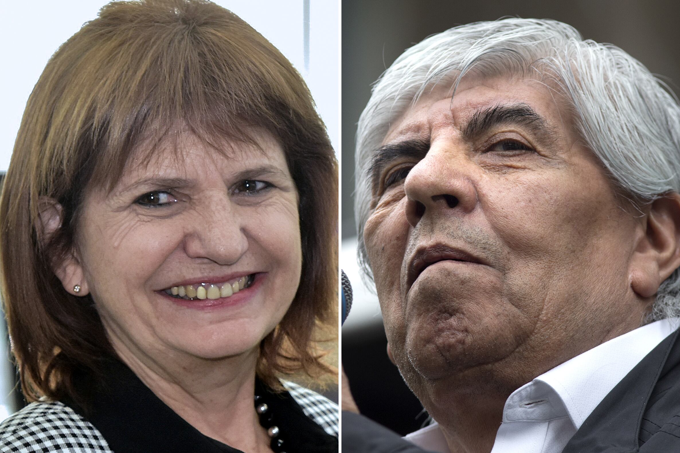 Patricia Bullrich vs Hugo Moyano.
