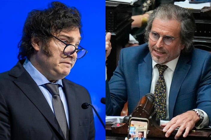 Javier Milei se despegó de Benegas Lynch.