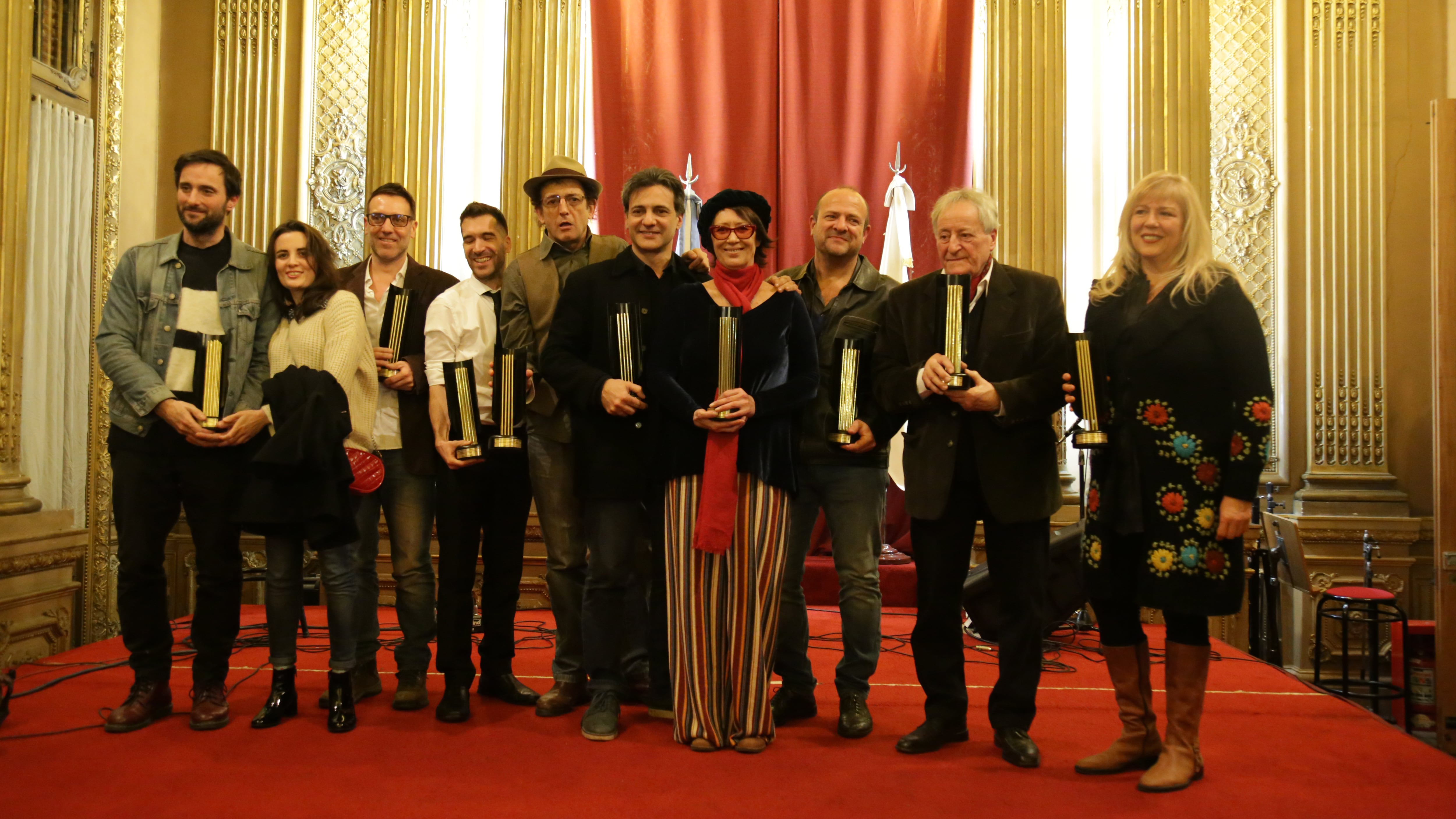 La ceremonia se realizó ayer por la noche en el Salón Dorado de la Casa de la Cultura de la Ciudad de Buenos Aires.
