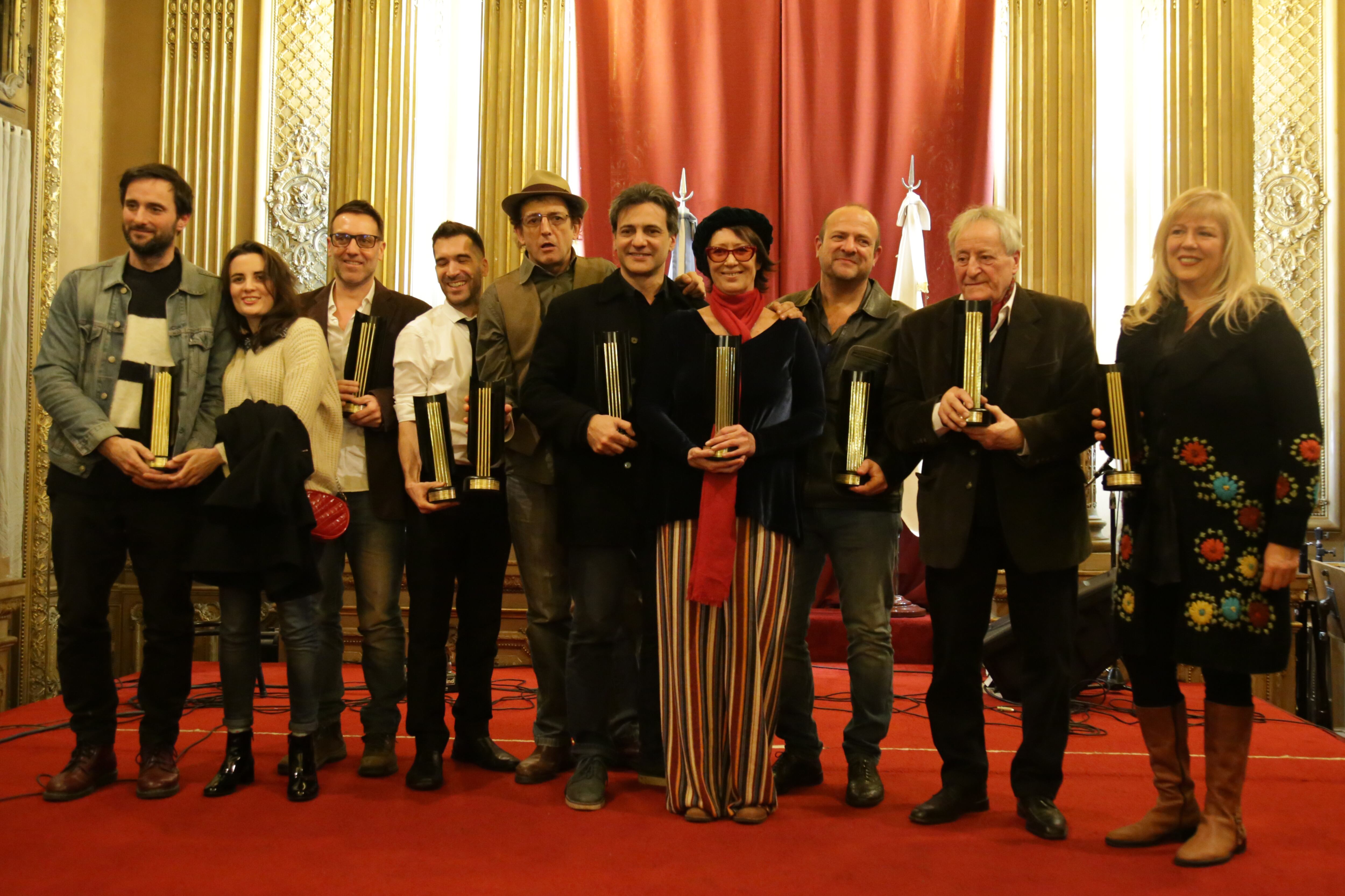 La ceremonia se realizó ayer por la noche en el Salón Dorado de la Casa de la Cultura de la Ciudad de Buenos Aires.