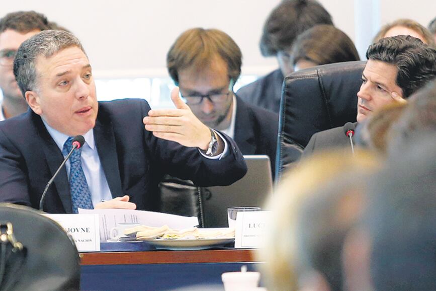 El ministro de Hacienda y Finanzas, Nicolás Dujovne, presentando el Presupuesto 2019.