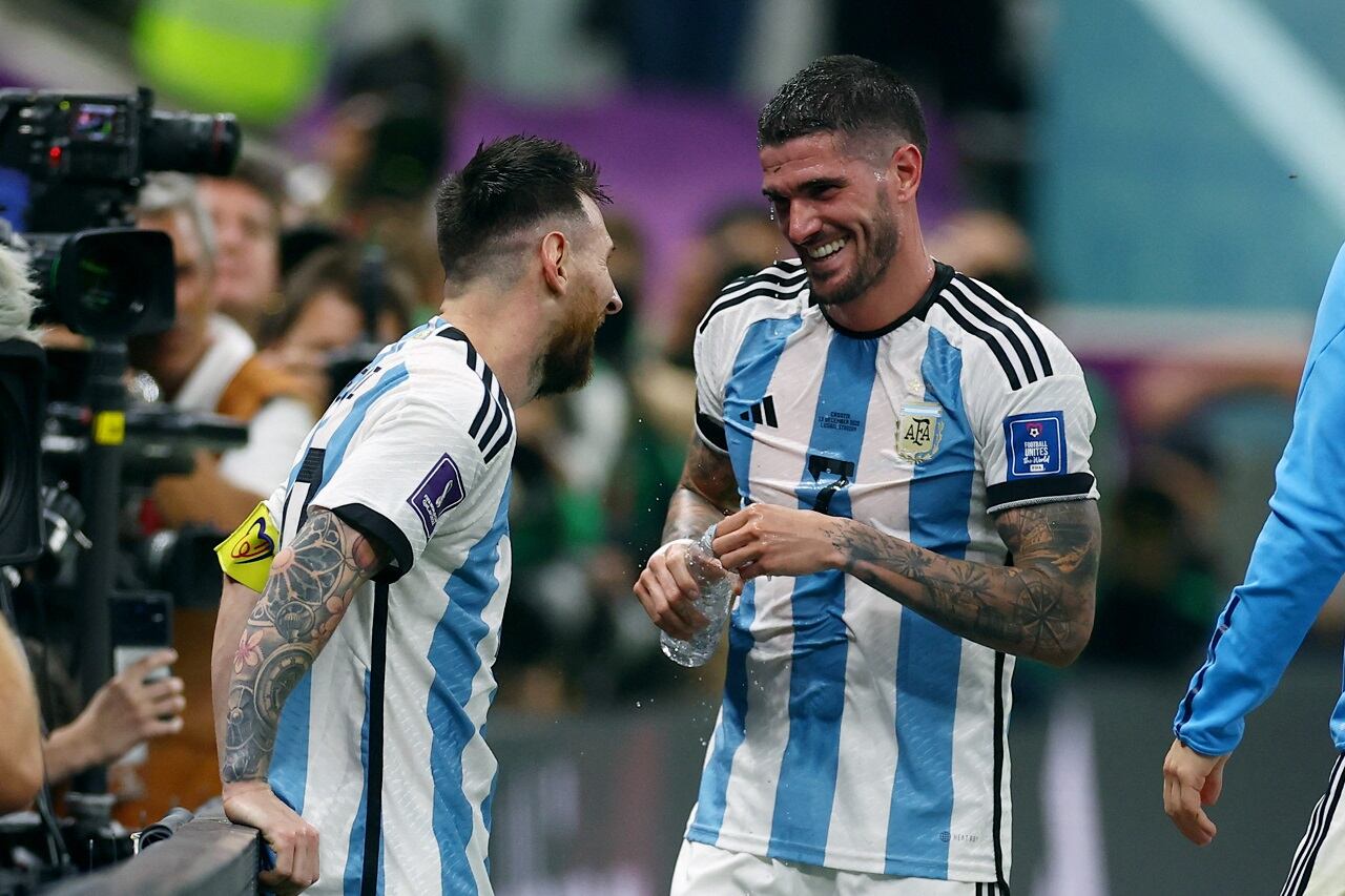 Toda la complicidad entre Messi y De Paul