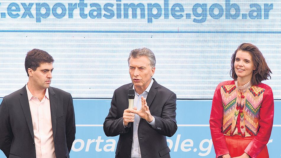 Macri en Tecnópolis. “Hay que andar bien con la AFIP”, recomendó.