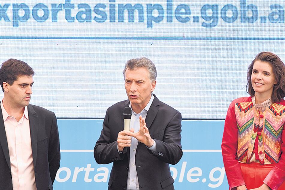 Macri en Tecnópolis. “Hay que andar bien con la AFIP”, recomendó.