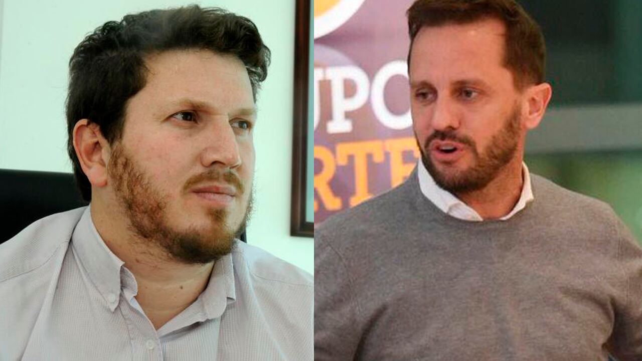 Federico Angelini (PRO) y Martín Rosúa (UCR), cabezas de listas de precandidato a Diputados en Santa Fe.