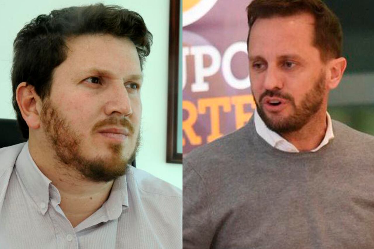 Federico Angelini (PRO) y Martín Rosúa (UCR), cabezas de listas de precandidato a Diputados en Santa Fe.