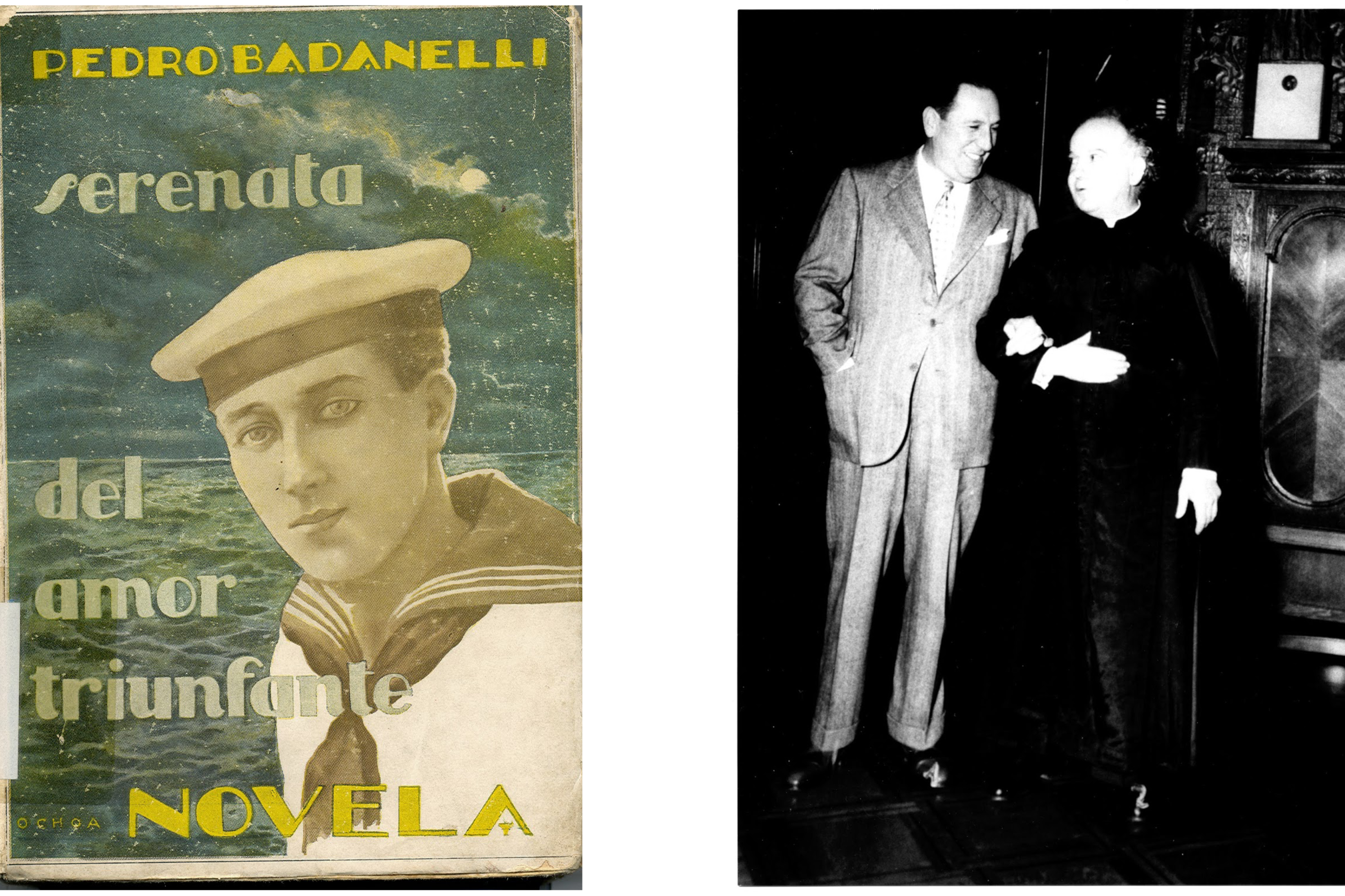 Uno de los libros de escándalo y una foto que confirma la cercanía con Perón