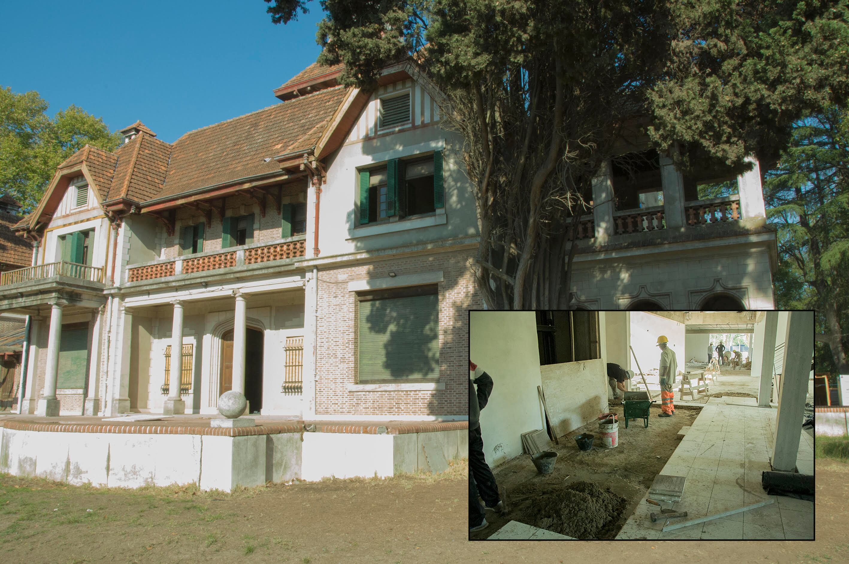 Las obras avanzan en la vieja Quinta Rocca.