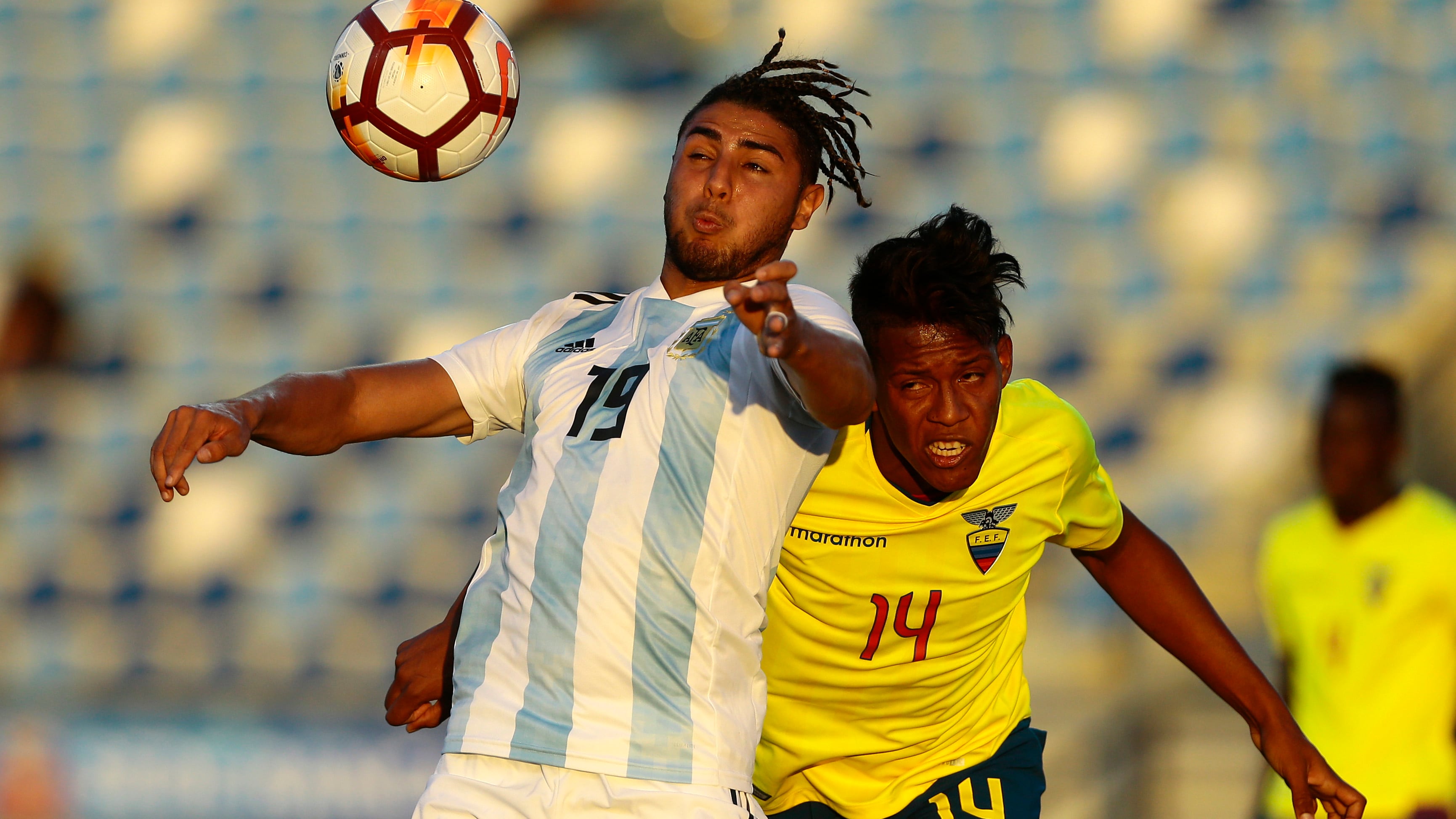 Los argentinos terminaron el partido con diez.