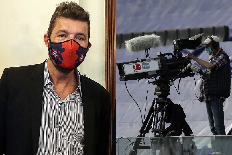 El empresario no lleva muy bien con la empresa televisiva.