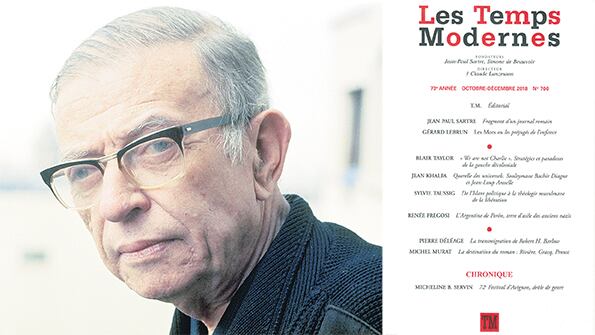 Sartre, fundador de la revista que acaba de cerrar.