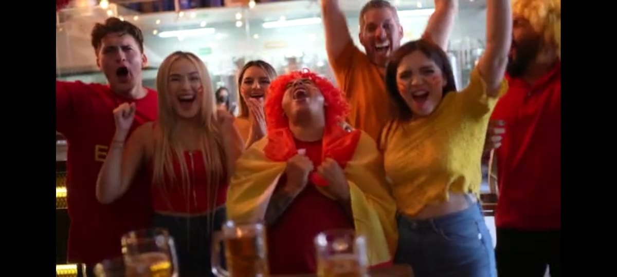 Los hinchas argentinos son sensación en Qatar.