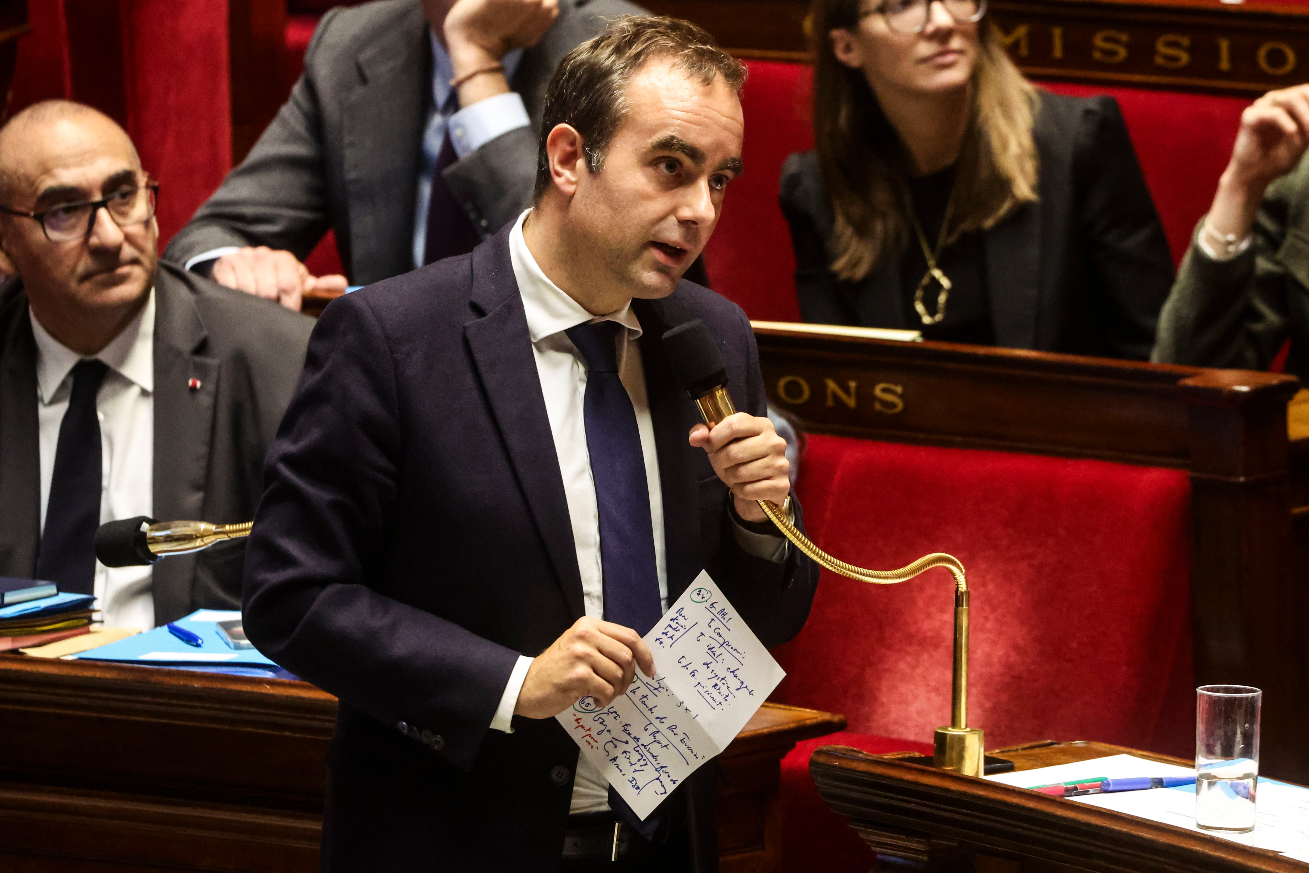 Sébastien Lecornu, primer ministro de Francia.
