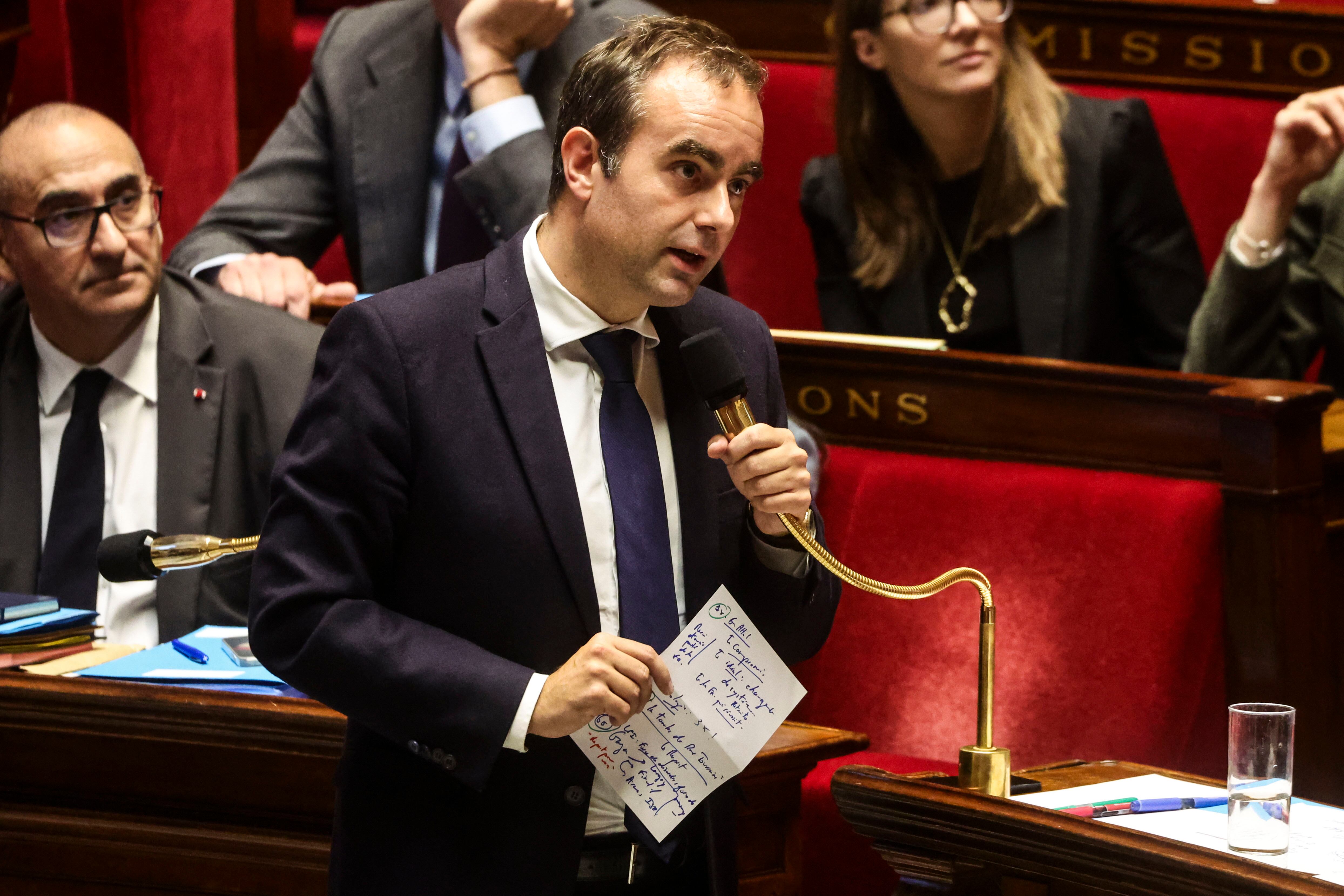 Sébastien Lecornu, primer ministro de Francia.