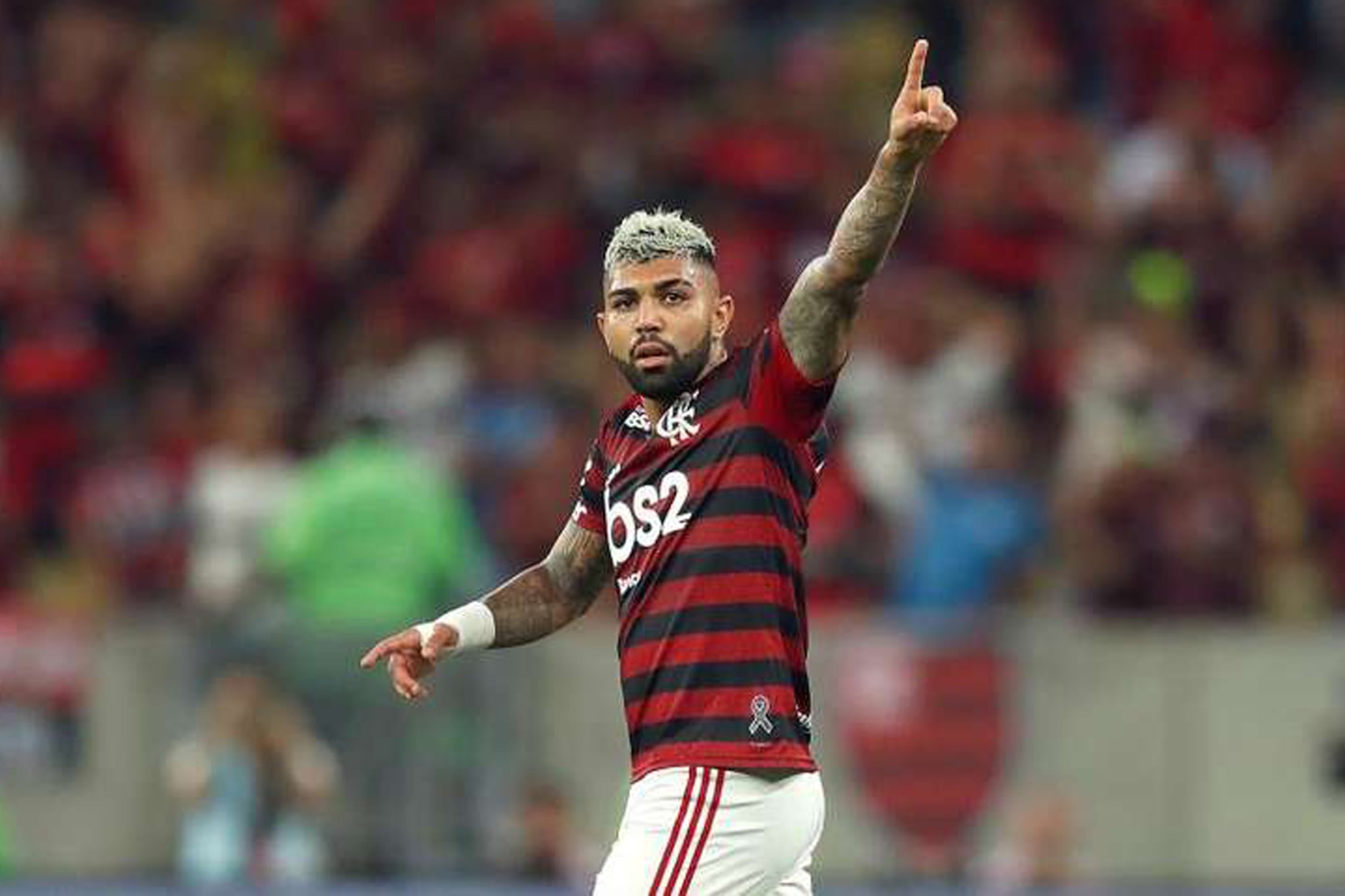 Gabigol, gran figura y personaje, además, del Flamengo de Jorge Jesús.