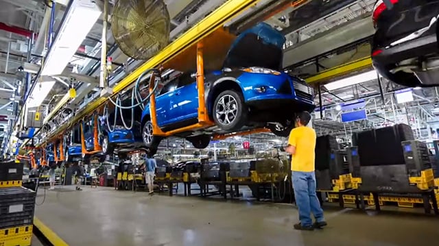Fábrica de Ford en Michigan.