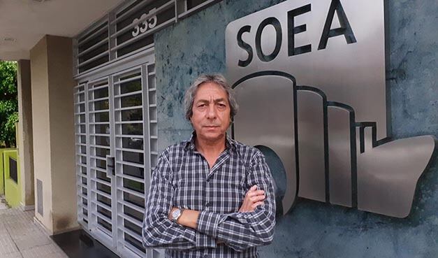 Succi, secretario gremial del Sindicato de Aceiteros.