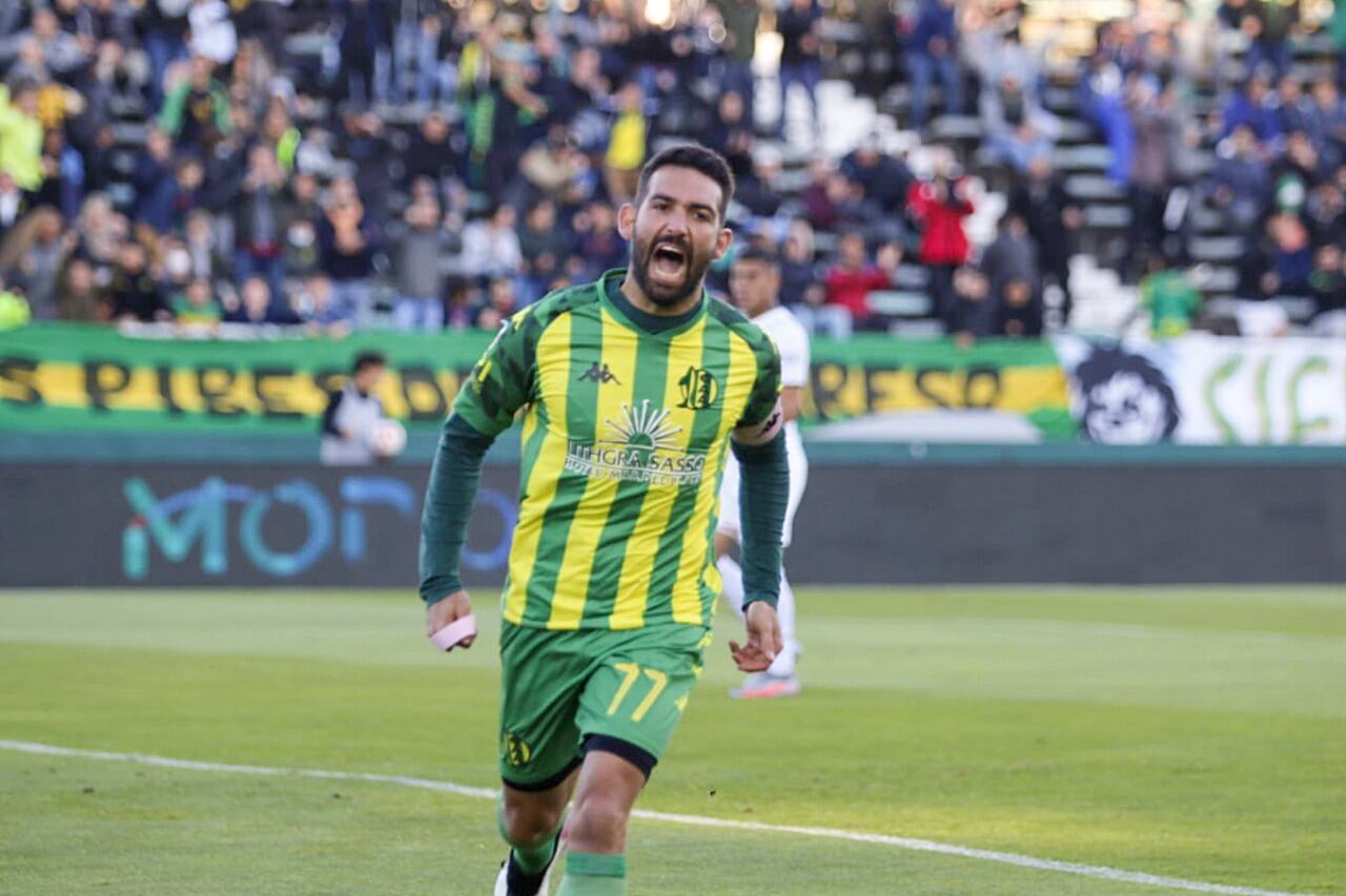 Cauteruccio anotó el gol con el que Aldosivi cortó su mala racha