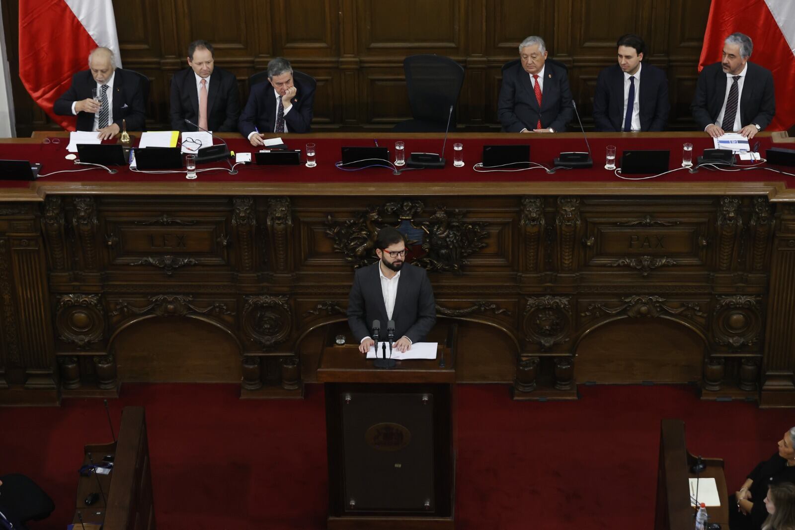Boric participa en la sesión de instalación del Consejo Constitucional.