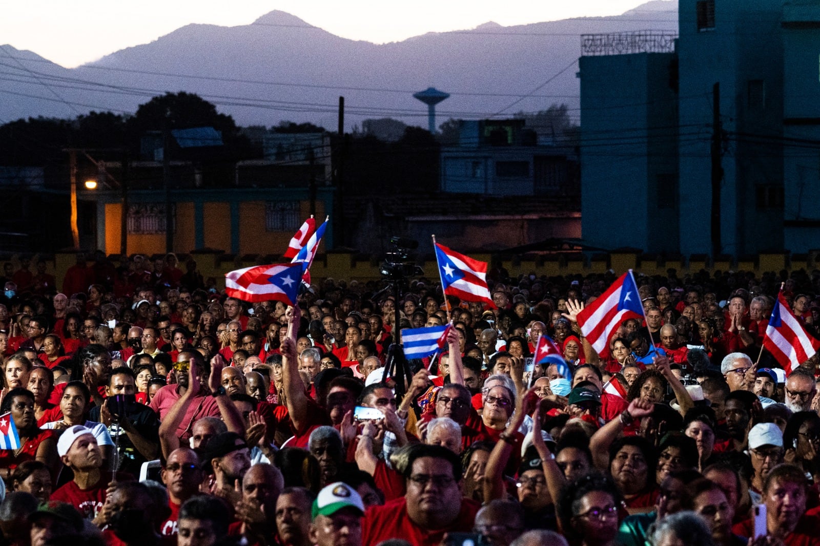 Festejos en la ciudad cubana de Santiago. 