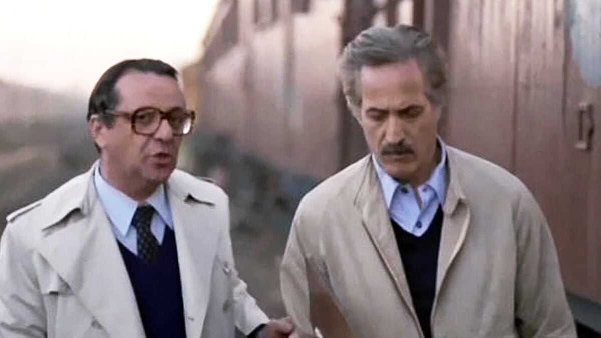 Julio de Grazia y Federico Luppi en una escena de "Tiempo de revancha".