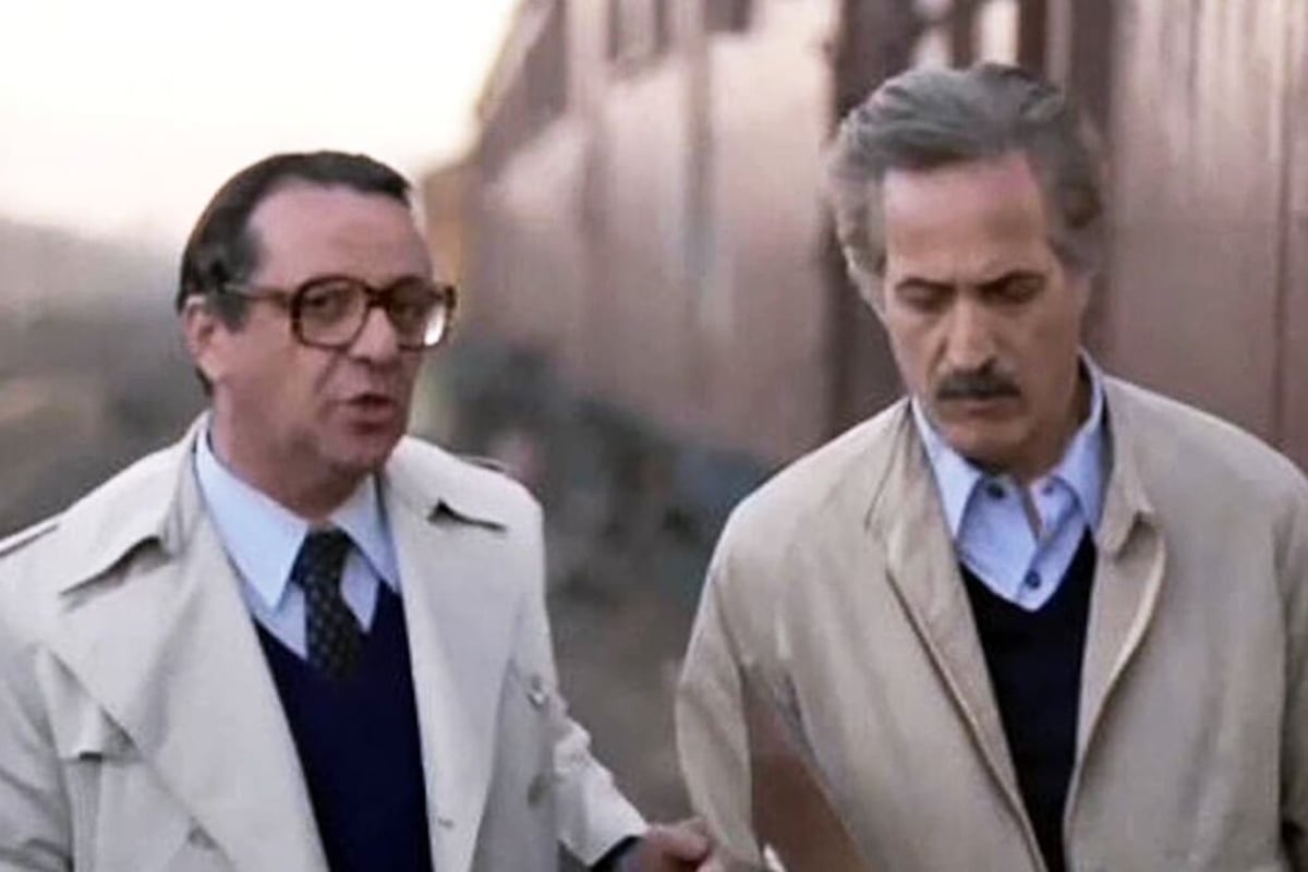 Julio de Grazia y Federico Luppi en una escena de "Tiempo de revancha".