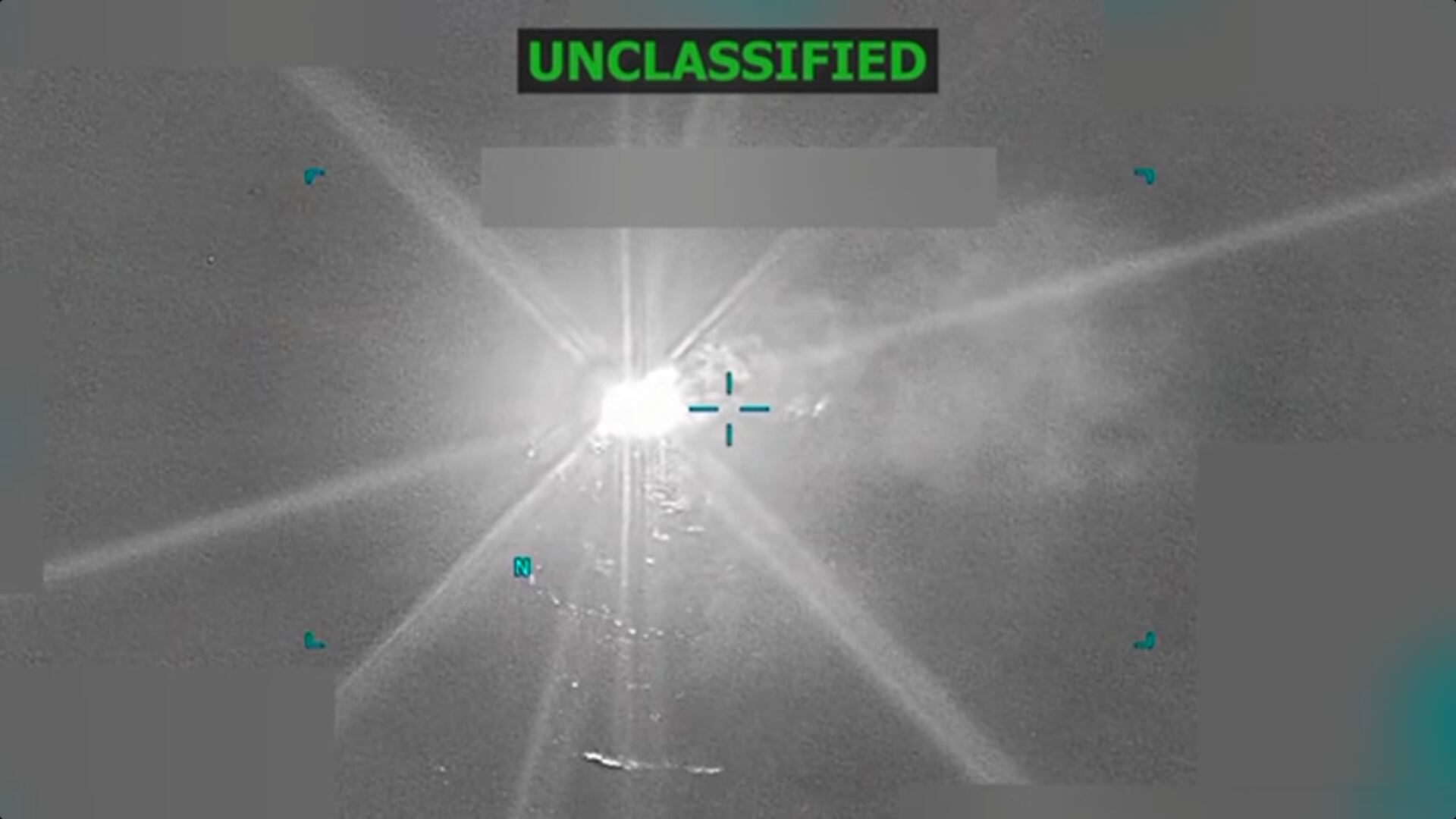 El Departamento de Defensa de EE.UU. compartió la captura de pantalla del ataque contra una nueva embarcación