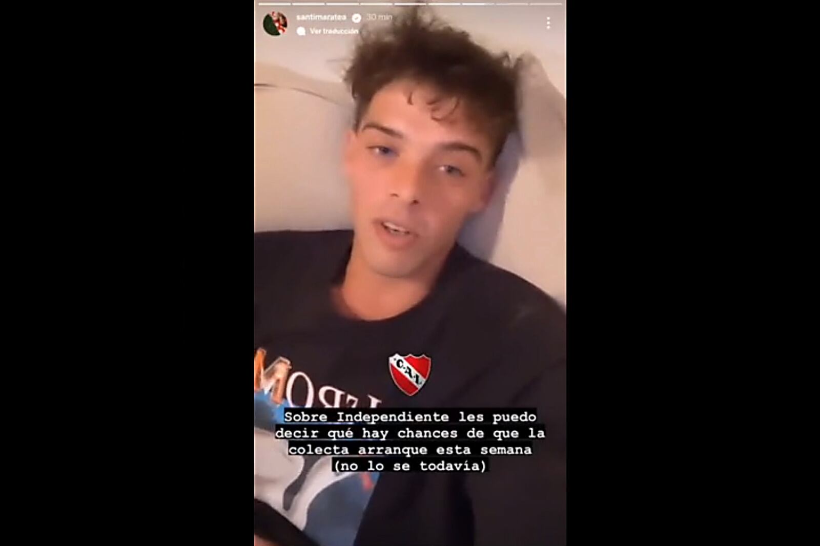 El influencer Santi Maratea