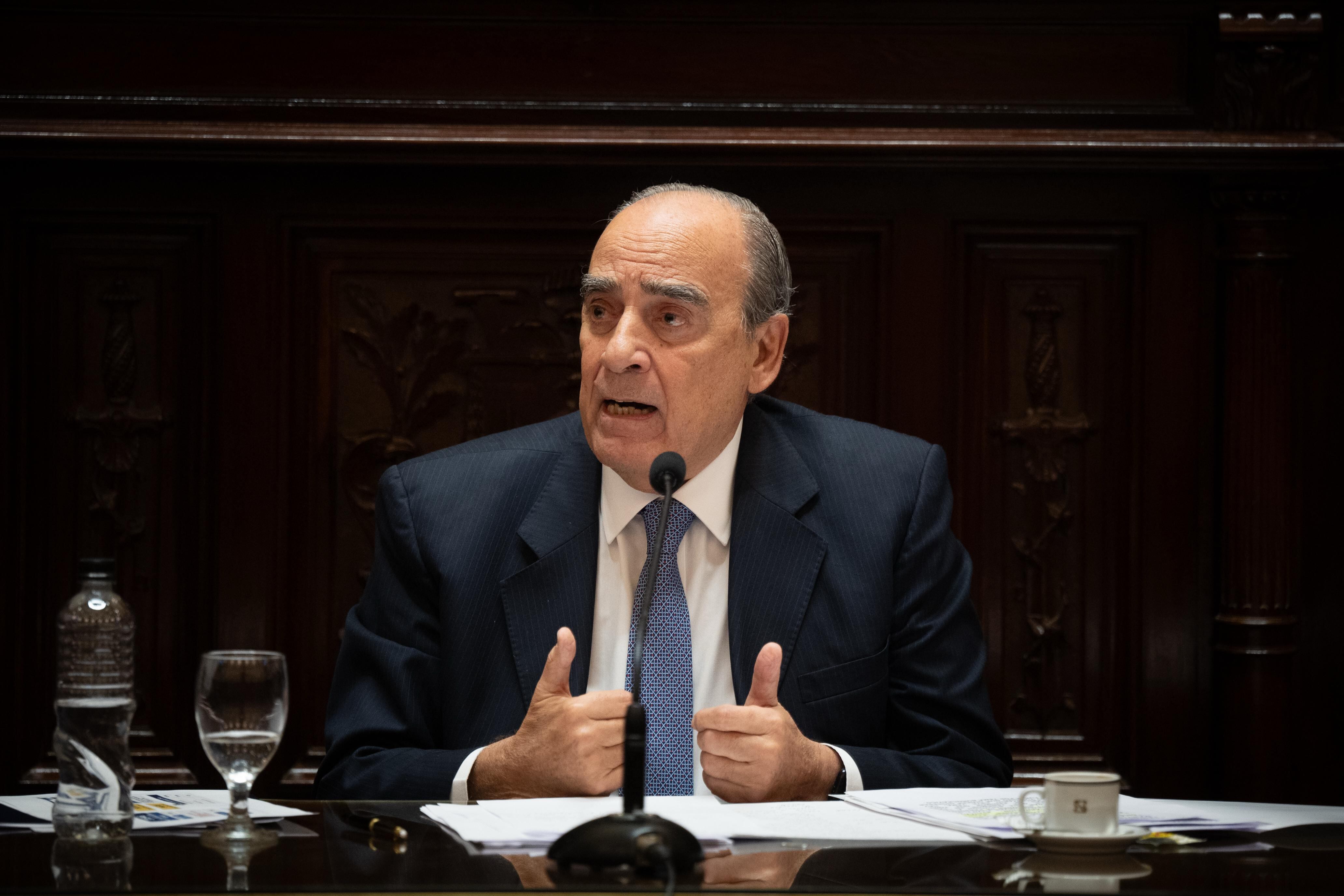 Guillermos Francos, jefe de Gabinete, fue convocado por el Congreso para dar su informe de gestión