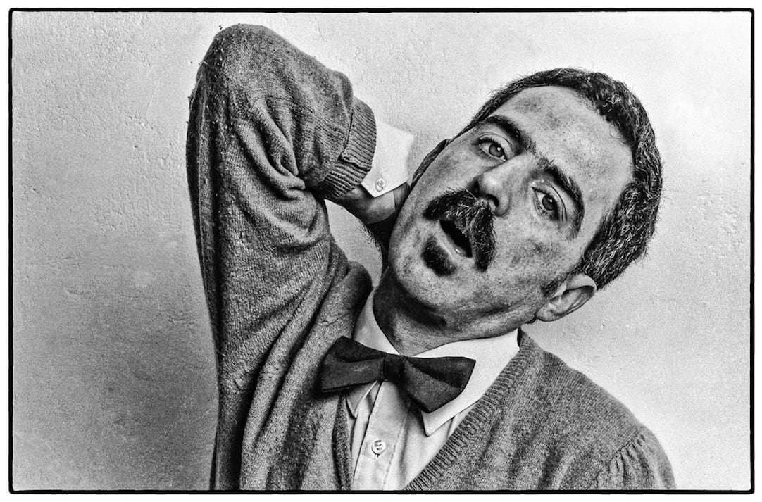 Antolín fotografiado para la tapa de su primer disco, en 1991