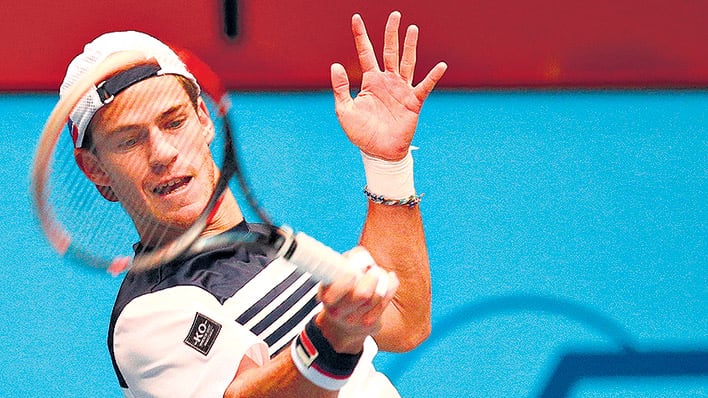 Schwartzman estaba en buen nivel.