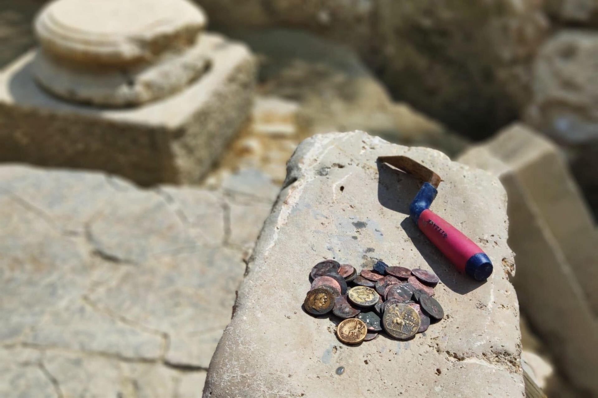 En unas termas romanas encontraron un tesoro "único en el Mediterráneo".