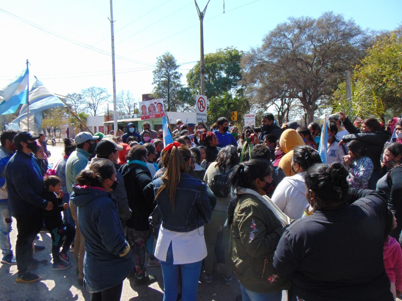 Marcha en Las Lajitas