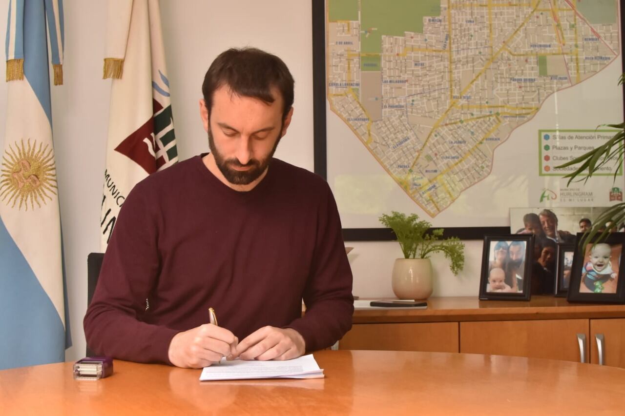 El intendente de Hurlingham, Damián Selci