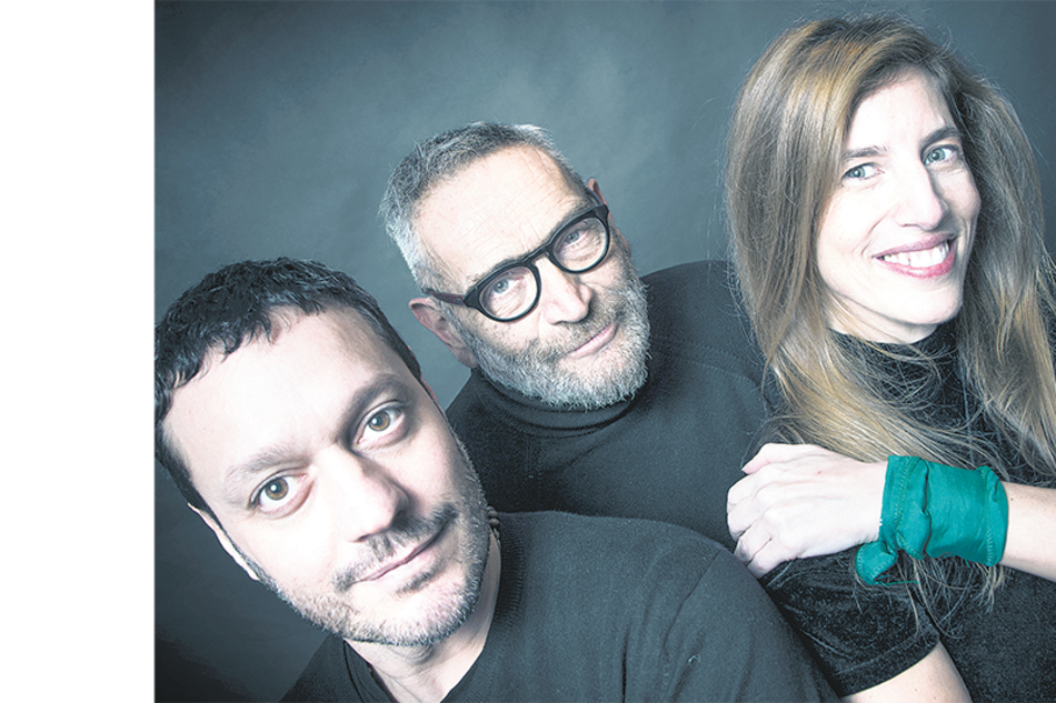 Alejandro Quesada, Ernesto Korovsky y Silvina Frejdkes