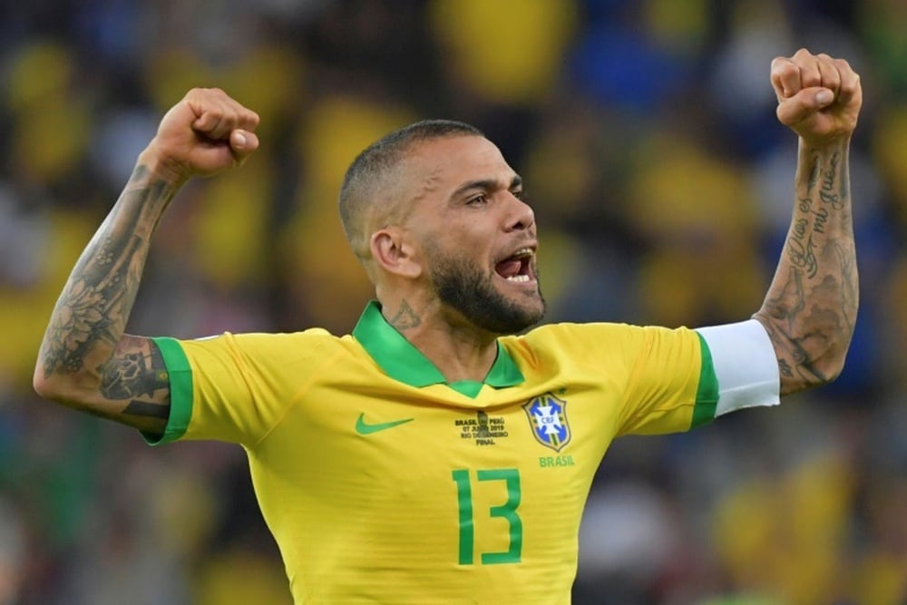 Dani Alves, emblema de la selección brasileña