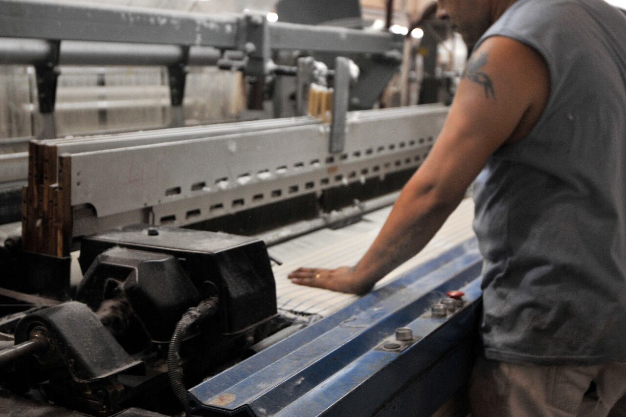 La industrai textil tuvo el desempeño más flojo.