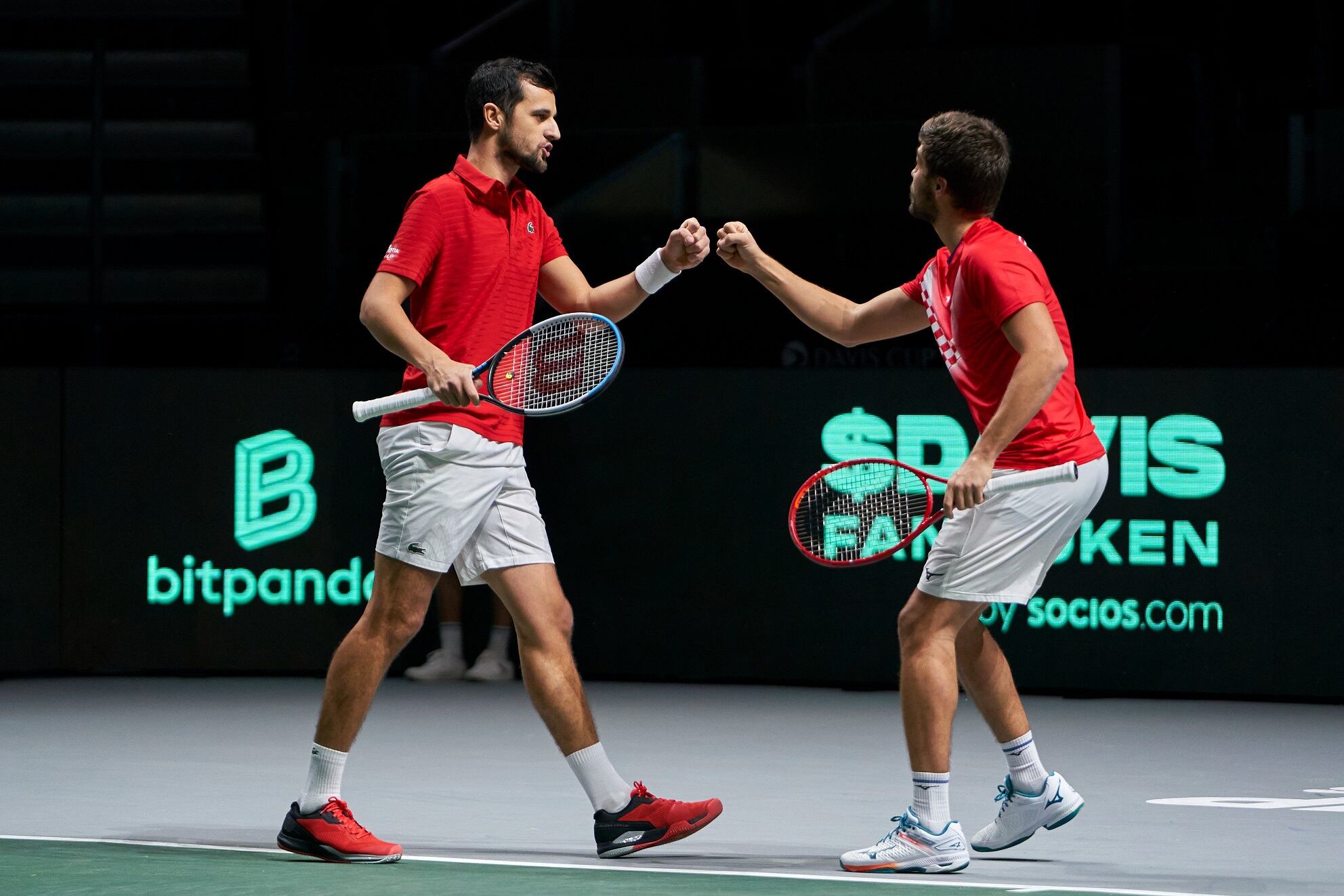 Nikola Mektic y Mate Pavic, la dupla doblista de Croacia. Son 6º y 3º del mundo respectivamente