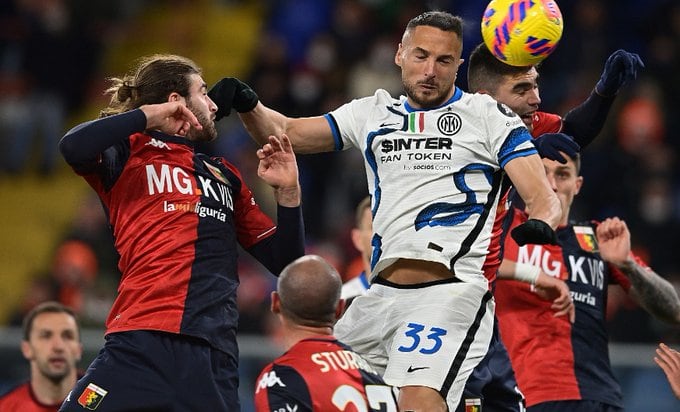 En un disputadísimo duelo, Genoa e Inter no se sacaron ventaja 