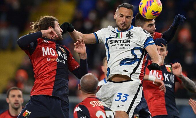En un disputadísimo duelo, Genoa e Inter no se sacaron ventaja