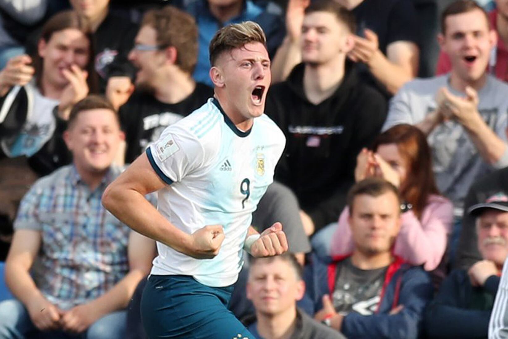 Adolfo Gaich, goleador de la Sub 23.