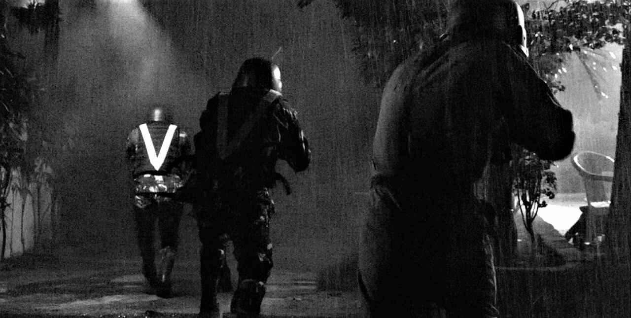 "The Halt" fue filmada en un blanco y negro muy contrastado, que es la marca registrada del cine de Lav Diaz. 