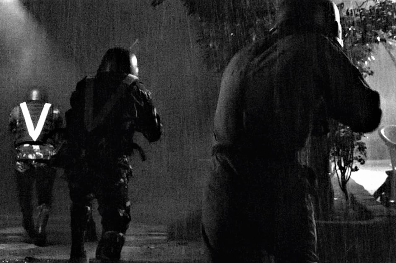 "The Halt" fue filmada en un blanco y negro muy contrastado, que es la marca registrada del cine de Lav Diaz.