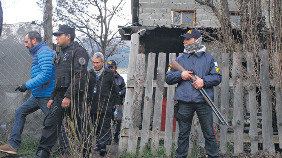 El juez Guido Otranto en un procedimiento realizado en la causa el 12 de agosto pasado.