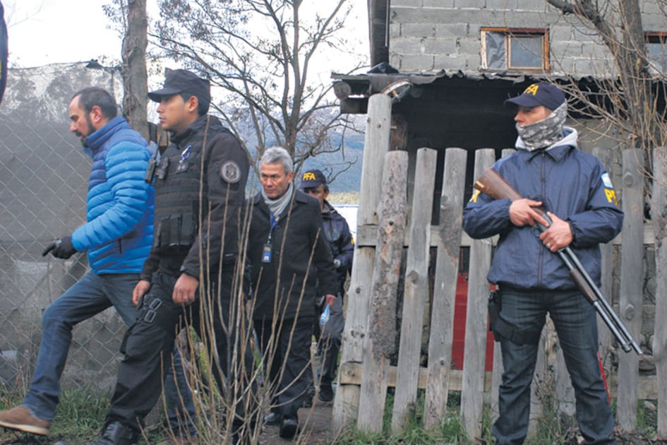 El juez Guido Otranto en un procedimiento realizado en la causa el 12 de agosto pasado.