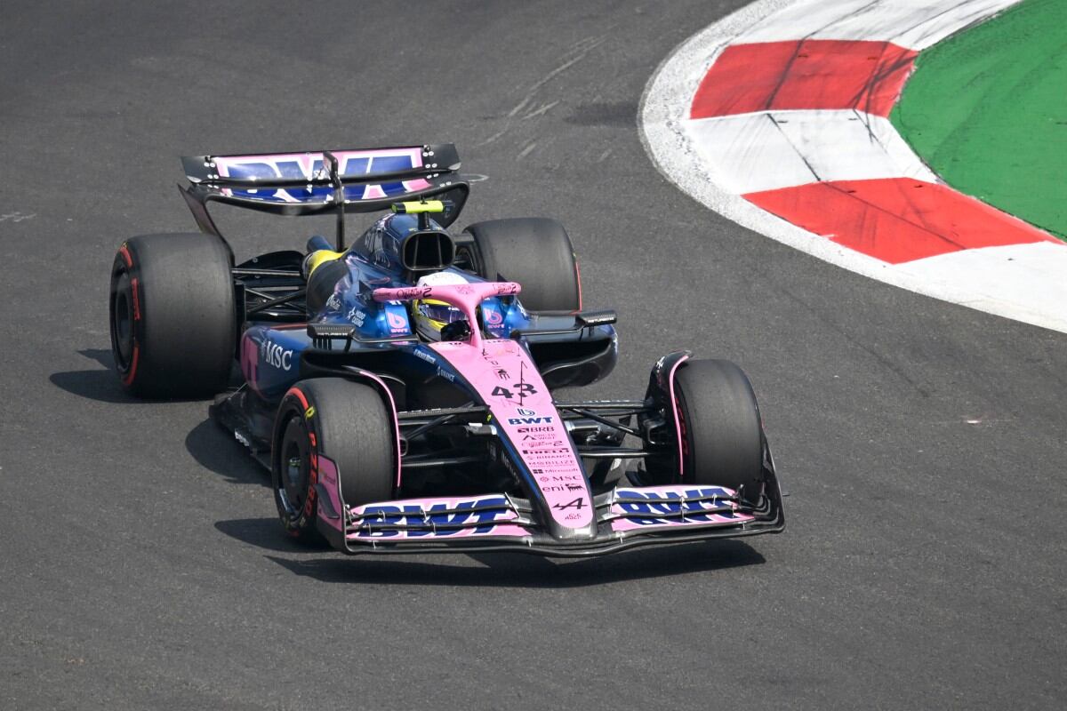 Colapinto, en acción