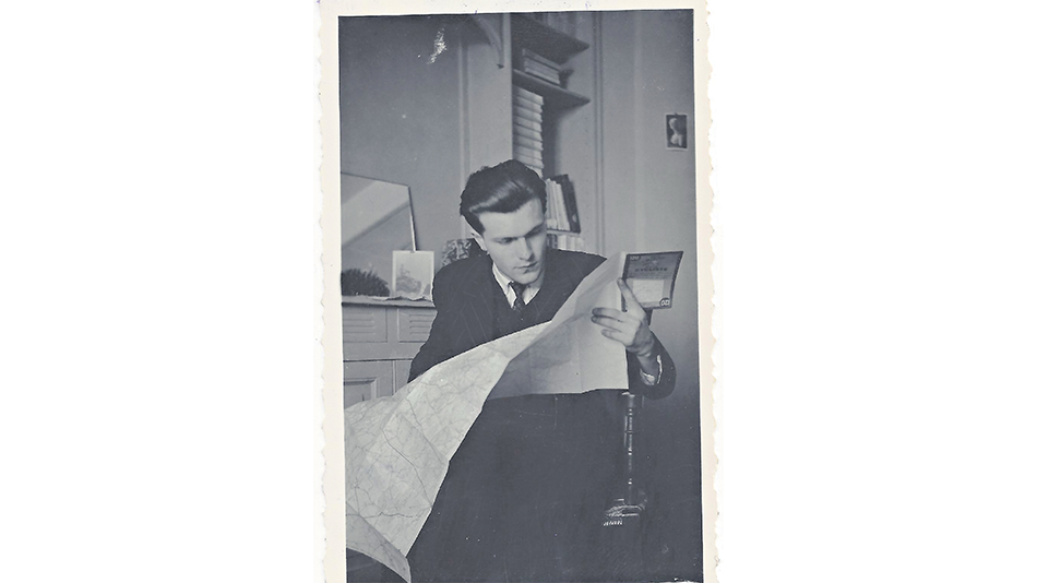 Simondon con 24 años, en una foto cedida por su hija Nathalie.