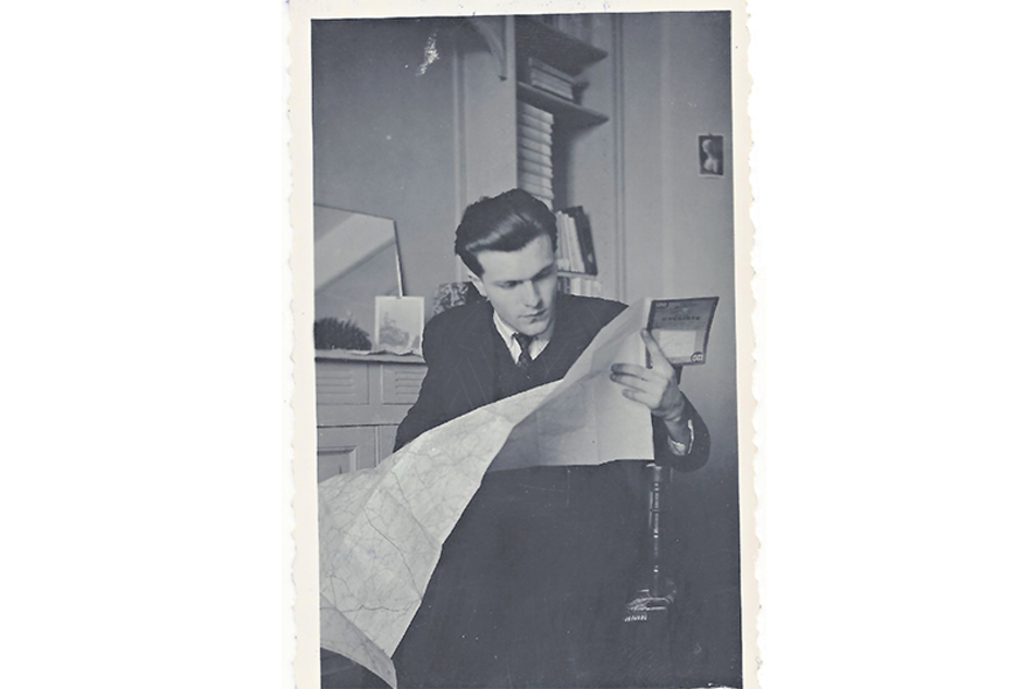 Simondon con 24 años, en una foto cedida por su hija Nathalie.